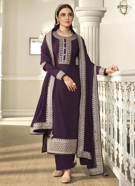 Purple Colour BK 8673 Heavy Festive Wear Heavy Embroidery Work Salwar Suit Collection 16033